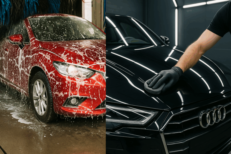 Detailing vs. myjnia – czym się różnią i co wybrać?